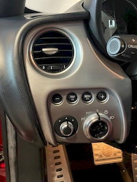 headlight panel incl buttons